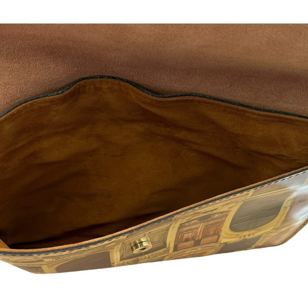 Patricia Nash Leather Tablet Holder & Passport Case Gift Set Doorways Multicolor